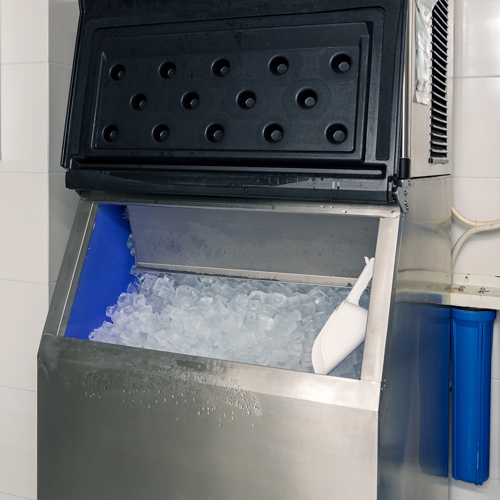 Cleaner ice machine when serviced by Wisconsin experts