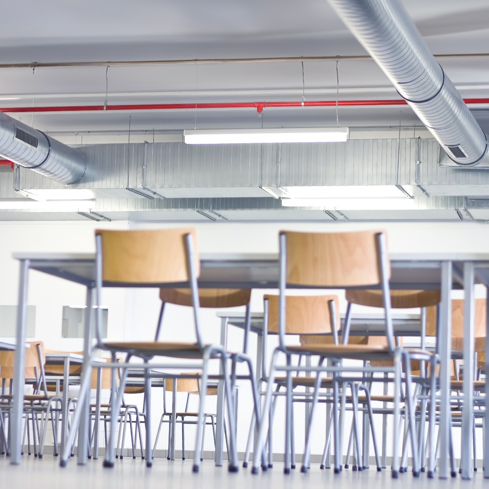 Classroom air quality improved after services